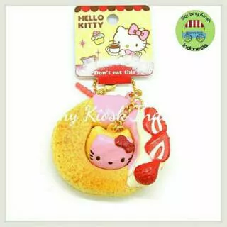 Hello Kitty Donut Squishy (keychain/dust protector)