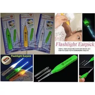 Korek Kuping Led - Earpick LED - Flashlight Earpick