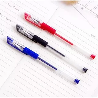 pulpen Gel Cair 0.5mm Stationary Pulpen Alat Tulis Sekolah Kantor