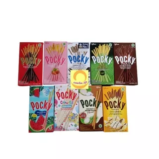 POCKY IMPORT BOX SATUAN WATERMELON /COKLAT/ STAWBERRY / BANANA/ GREENTEA/ COOKIES/ DBLCHOCO