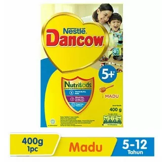 Susu Dancow 5 Plus Nutritods Madu/Vanila/Cokelat 400gr (5-12 Tahun)