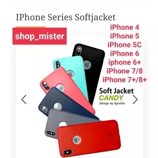 Case Softcase Silikon Candy Dove iPhone 4 iPhone 5/5s iPhone 5C 6/6S  6+ 6 plus 7/8/SE 7+/8+ 7 Plus