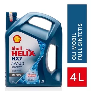Oli Shell Helix HX7 5W-40 Fully Synthetic SN Plus 4 Liter Original