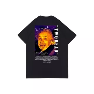 tshirt Twohead - Albert Einstein black