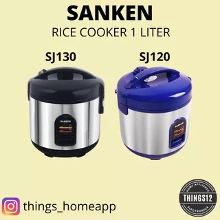 Sanken Magic Com Rice Cooker Stainless SJ130H  | SJ 130 H SJ120 SJ 120 1 Liter