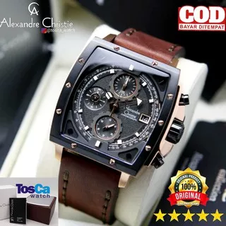 Jam tangan pria original alexandre christie pria ac 6376 original garansi resmi 1tahun jam tangan terbaru