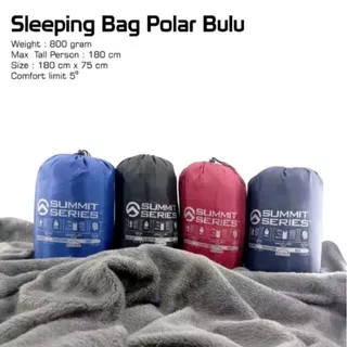 sleepingbag kantong tidur polar bulu TEBAL summit series / sleeping bag SB murah