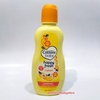 Body Lotion Bayi Cussons Baby Lotion Happy Fresh 200ml