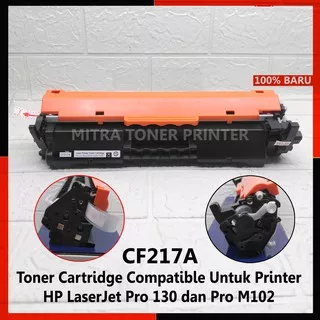 Toner Catridge Untuk printer HP LaserJet Pro M102w/M102a /M130,  Compatible Toner HP CF217A-17A