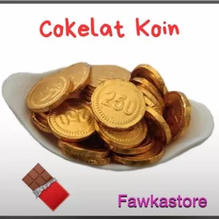 Cokelat Koin / Jajanan Jadul Coklat Coin Susu 3cm