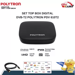 Set Top Box Digital DVB T2 - STB Polytron PDV 610T2 (NEW!)