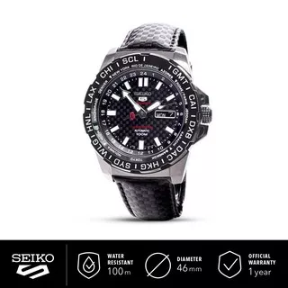 Jam Tangan Pria Seiko 5 Sports SRP723K1 Automatic Black Dial  Limited Edition SRP723 Original