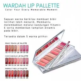 Wardah lip pallette