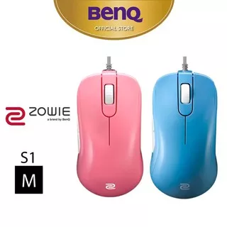 BenQ ZOWIE S1 Divina Blue & Pink 3360 Sensor Mouse Gaming (Medium)