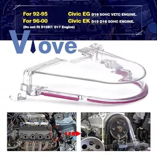 for CIVIC 96-00 EK EG D15 D16 Engine Clear Cam Gear Timing Belt Cover