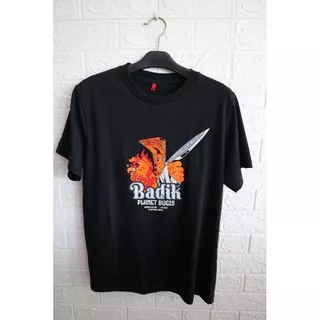 Kaos badik bugis kualitas distro by planetbugis kain combet 24s