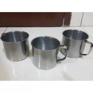 mug / cangkir gelas stainless steel mini 555