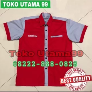 Baju indihome model baru  seragam telkom indihome terbaru   Kemeja indihome model terbaru