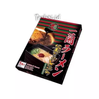 ICHIRAN RAMEN PORK - ICHIRAN BLACK RAMEN TONKOTSU ISI 5PCS - ORIGINAL JEPANG