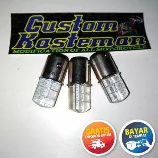 Lampu Rem Strobo LED JELLY Lampu stop 12 mata led kedip flash strobo Super Terang termurah 12 V DC