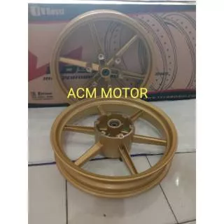 VELG RACING MOTOR bahan Kawasaki ninja 150 rr Rossi VELG MOTOR NINJA rr Rossi plang 6 GOLD