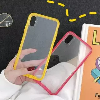 Yellow Red Spinkles Matte-Back Protective Soft Case iPhone 6/6+/6s/6s+/7/7+/8/8+/X/Xs/Xs Max/Xr