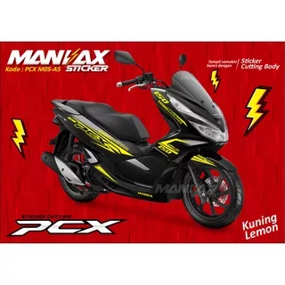 Sticker PCX Striping PCX Sticker Cutting PCX Kuning Non Stabilo M005