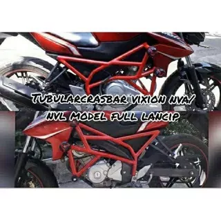 Tubular crashbar vixion old dan Vixion new NVA NVL full lancip adventure Crashbar Yamaha fz150i