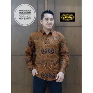 Batik Solo KEMEJA BATIK PRIA SOLO LENGAN PANJANG LAPIS FURING ATASAN BATIK PREMIUM MODERN Wahyu Temurun Senojoyo MEGO NOGO MERPATI CEMANI NAVY ULU KAMULYAN SLEMPANG PARANG ARIESWARA PUTIH LEKSMANA SELENDRA MACAN RAFFI GITARJA ZAIDAN TWO BATIK SOLO AMANAH