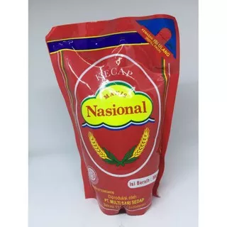 Kecap Nasional Kecap Manis 520 ml (pouch/refil)