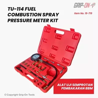 Grip-On Oil Combustion Spray Pressure Meter Kit Tu-114 Alat Ukur Semprotan Pembakaran 19-719