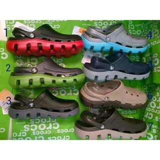 sandal Crocs duet sp P6G9 ORI GORUN 400 SPORT LACE UP MEN SEPATU PRIA ORIGINAL HITAM 44