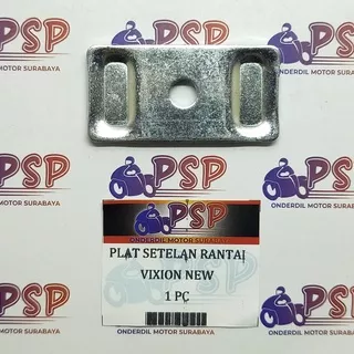 PLAT SETELAN RANTAI VIXION NEW (Harga Per 1 biji) - Tutup Arm Fork Belakang Yamaha V-ixion New