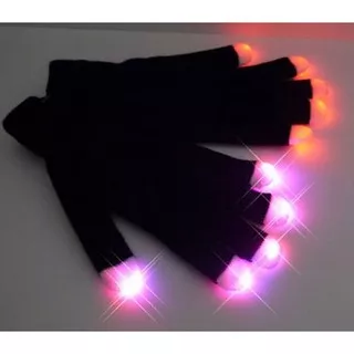 Sarung Tangan LED senter Glove Party Safety Konser Colorful LED Light Sarung Tangan Unik HMR524