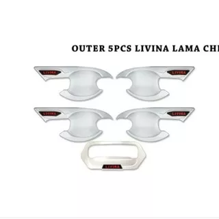 Nissan Grand Livina 2008-2018 List Garnis Ring Cover Outer Handle Chrome