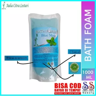 ACL Bath Foam Blue Mint Sabun Mandi Busa Sabun Mandi Berendam Bubble Bath Soap 1000ml