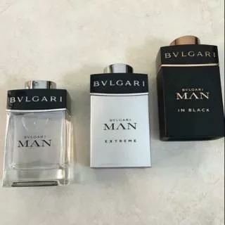 PARFUM BVLGARI MAN EXTREME / MAN IN BLACK / MAN WHITE