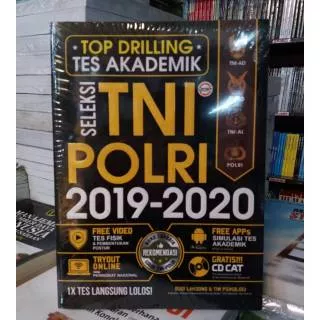 BUKU TOP DRILLING TES AKADEMIK SELEKSI TNI POLRI 2019-2020