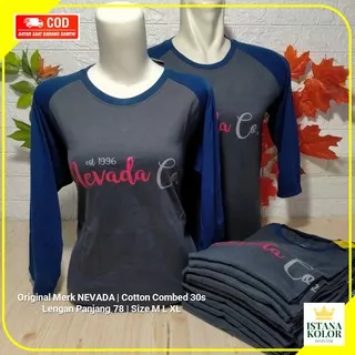 Kaos Nevada Panjang 78 Polos Pria Wanita Remaja Distro Asli Ori Original Matahari Mall Grosir Murah