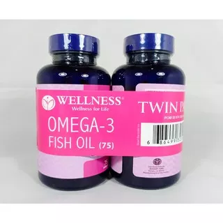 Wellness - Omega 3 Fish Oil 1000mg - 75 Softgel (BUY 1 GET 1 FREE)