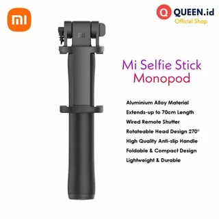Xiaomi Selfie Stick Monopod Wired Shutter 3.5mm - Tongsis Xiaomi tongkat Selfie Foto