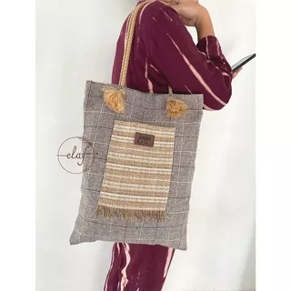 TOTEBAG TAS WANITA|TOTEBAG GONI SINTETIS|TOTEBAG TALI SUMBU|TOTEBAG GONI SINTETIS TEBAL RESLETING TALI SUMBU| Tote bag Travel cewe cowo |TAS KULIAH| Tas travel traveling cewek cowok| perlengkapan traveling | Tas wanita murah | tas jalan wanita