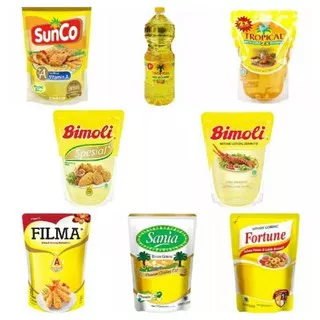 Minyak Goreng Kemasan 2 L Filma Bimoli Tropical Sania Fortune Sunco