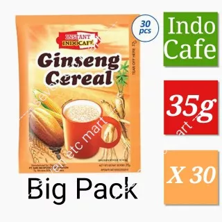 Indocafe Ginseng Cereal (Big Pack 30 Sachet)