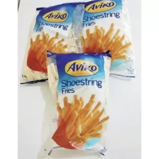 kentang goreng beku shoestring AVIKO French fries impor 1 kg
