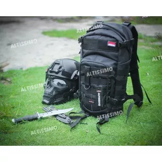 Tas ransel hydropack tas sepeda army waterproof bagpack tactical TNI POLRI, CM 5.0 Black Altissimo