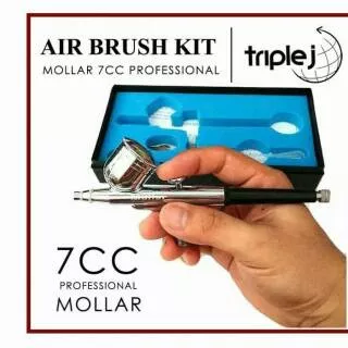 AIR BRUSH KIT PEN BRUSH MOLLAR DOUBLE ACTION TRIGGER NOZZLE 0.3mm