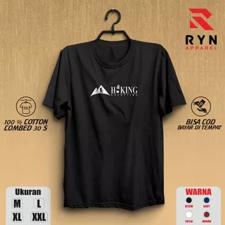 Kaos Outdoor HIKKING Distro Premium Baju Gunung Kaos Pendaki pria wanita Tshirt Murah Keren R3