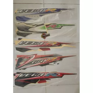 STICKER Stiker Striping Motor Yamaha New Vega R 2006 hitam biru silver merah hijau oranye