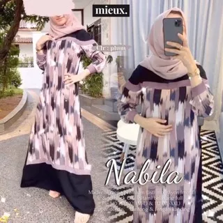 NABILA Dress Gamis Slim Look By Mieux Original